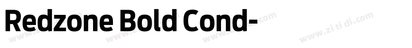 Redzone Bold Cond字体转换